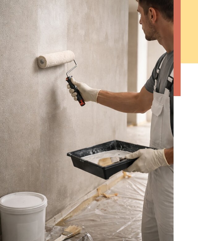 Грунтовка стен в Подольске от 2292 руб. м2 — быстро, недорого, с материалом | ОТДЕЛОЧНИК-Пдл