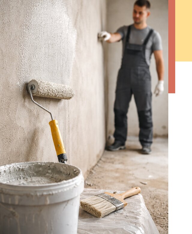 Нанесение бетоноконтакта на стены в Подольске от 4376 руб. быстро и недорого | ОТДЕЛОЧНИК-Пдл