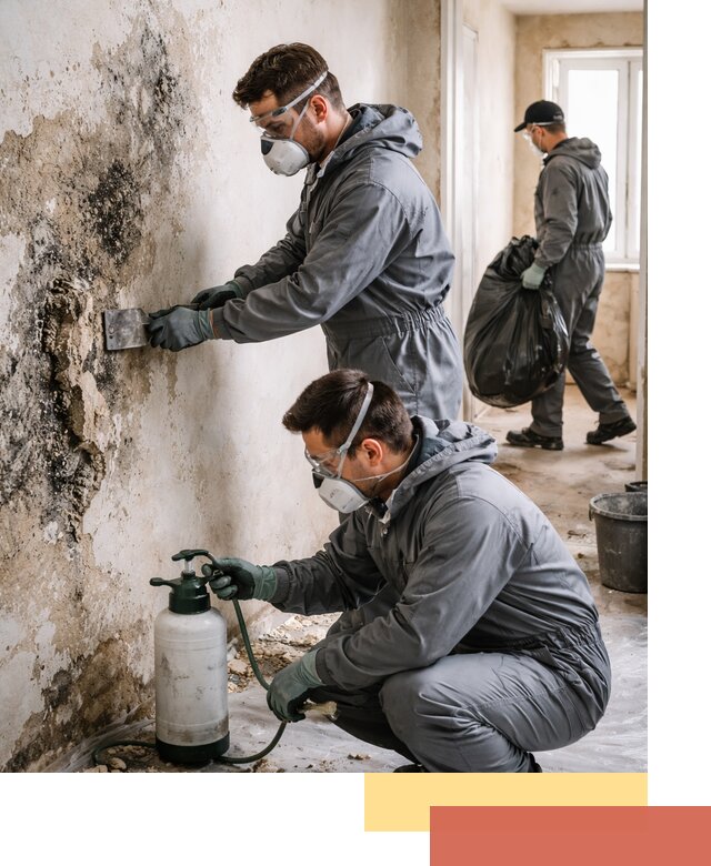 Удаление плесени со стен профессионально в Подольске