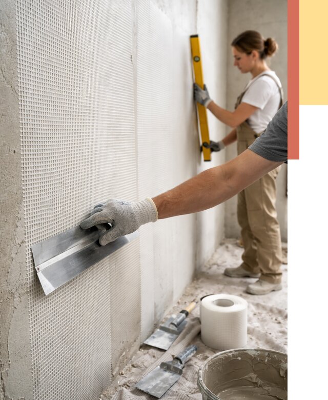 Армирование стен стеклосеткой в Подольске от 3334 руб. под ключ | ОТДЕЛОЧНИК-Пдл