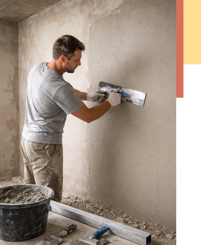 Штукатурка стен без маяков в Подольске от 7501 руб/м2 — услуги и цена | ОТДЕЛОЧНИК-Пдл