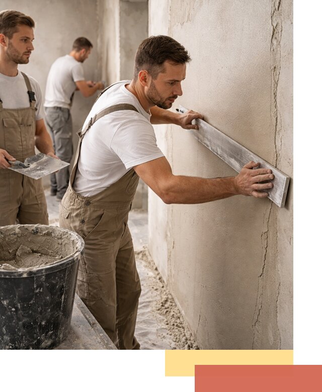 Штукатурка стен без маяков в Подольске быстро и качественно