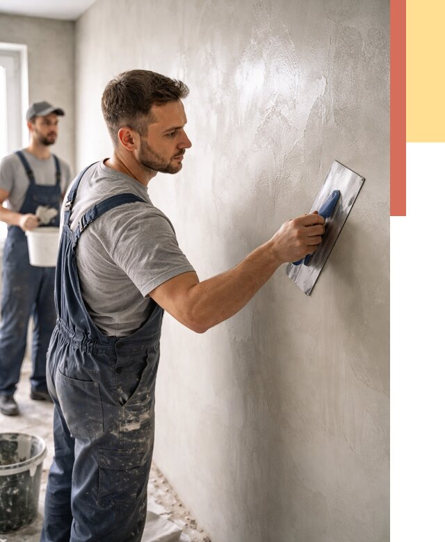 Глянцевание штукатурки стен в Подольске от 7814 руб. — услуги и затирка | ОТДЕЛОЧНИК-Пдл