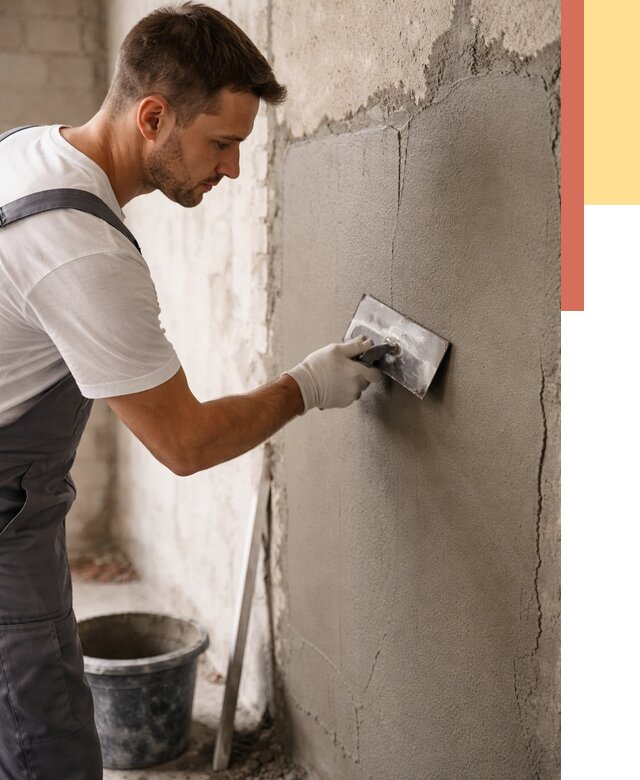 Штукатурка стен под плитку в Подольске от 4376 руб./м2 — выравнивание под плитку | ОТДЕЛОЧНИК-Пдл