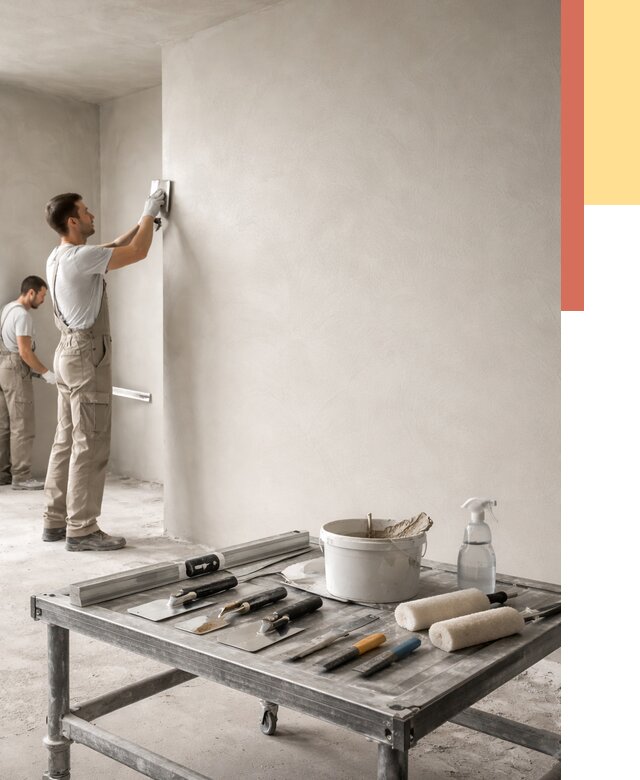 Штукатурка стен под покраску в Подольске от 4688 руб./м² — качественно и недорого | ОТДЕЛОЧНИК-Пдл