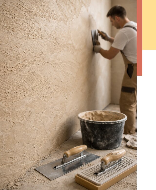 Декоративная штукатурка травертин в Подольске от 1875 руб/м2 — качественно и недорого | ОТДЕЛОЧНИК-Пдл