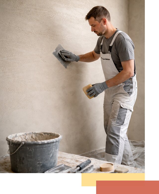 Декоративная штукатурка травертин в Подольске для стен и потолков