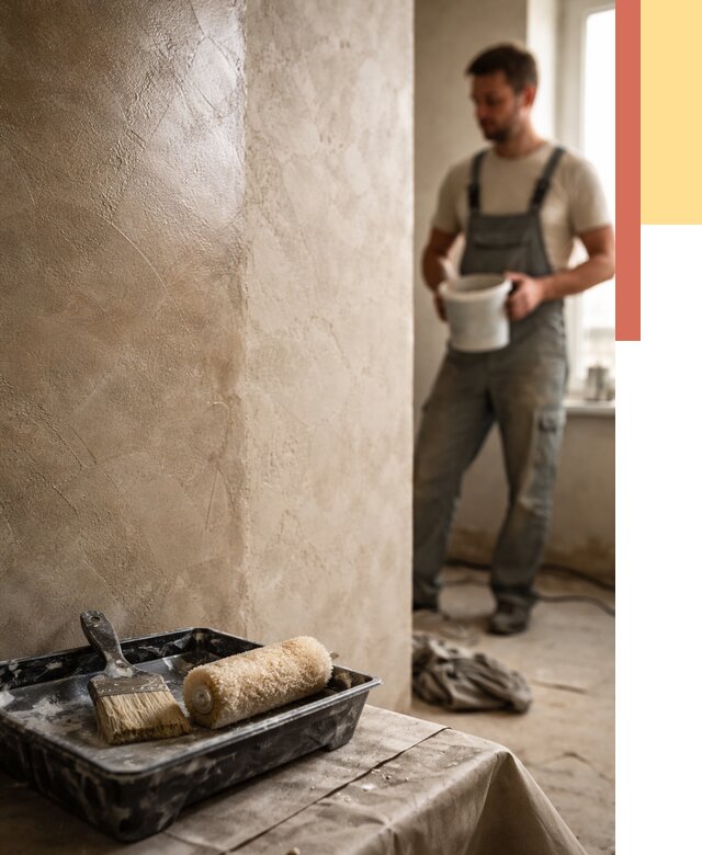 Нанесение воска на штукатурку в Подольске от 3646 руб. | Услуги ОТДЕЛОЧНИК-Пдл