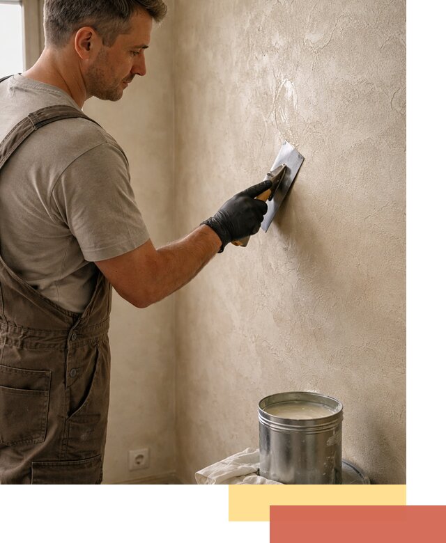 Нанесение воска на штукатурку в Подольске для защиты и блеска