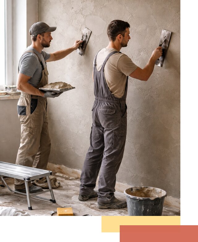 Ремонт декоративной штукатурки и восстановление фактуры в Подольске