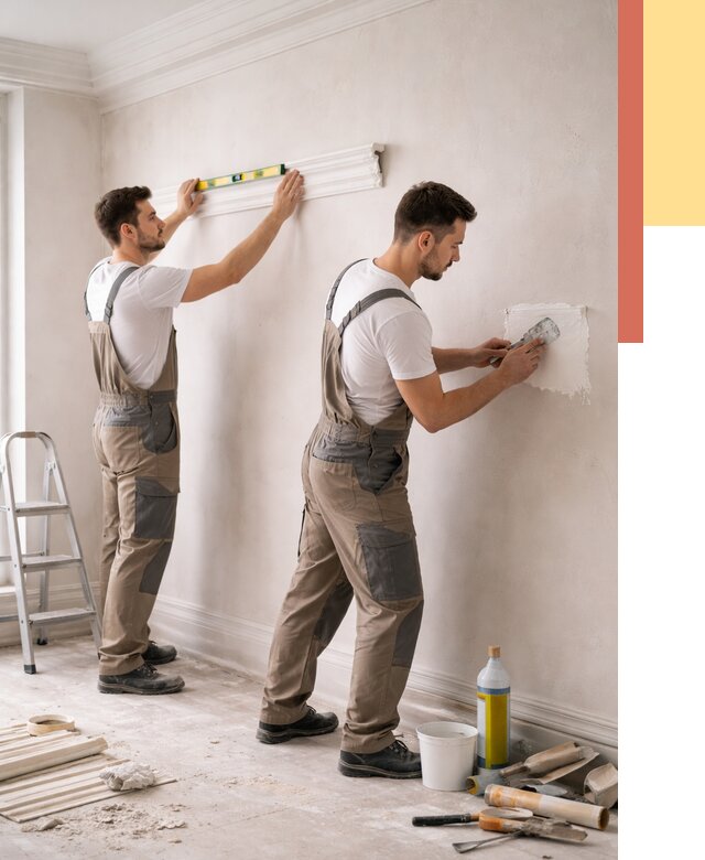 Монтаж лепнины на стены в Подольске от 4688 руб. — недорого, быстро | ОТДЕЛОЧНИК-Пдл