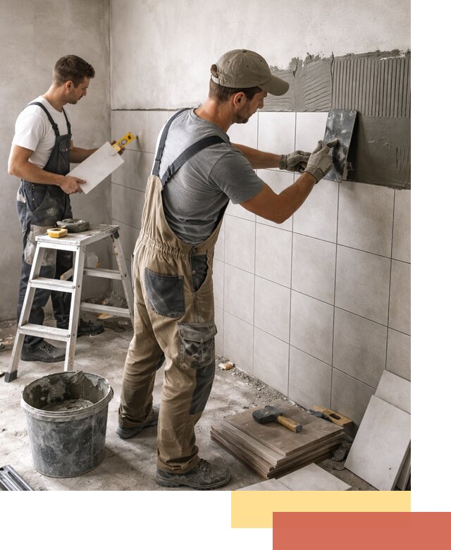 Укладка плитки на стены в Подольске профессионально и надежно