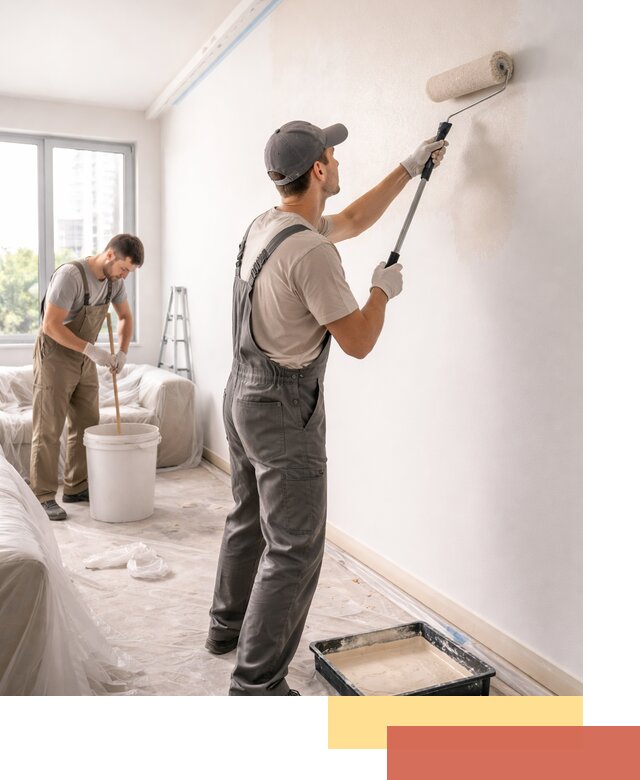 Покраска стен в офисе в Подольске — быстрый и качественный ремонт