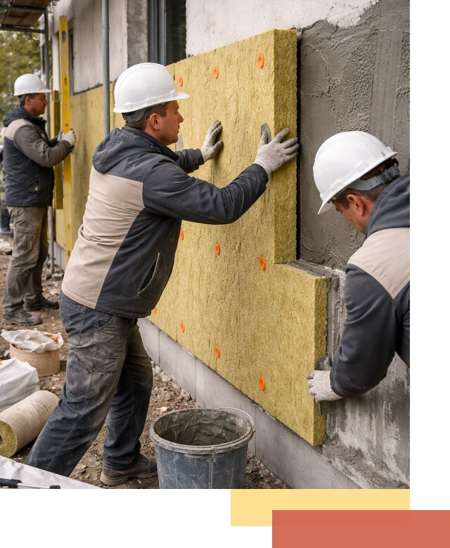 Утепление стен минватой в Подольске — тепло и звукоизоляция