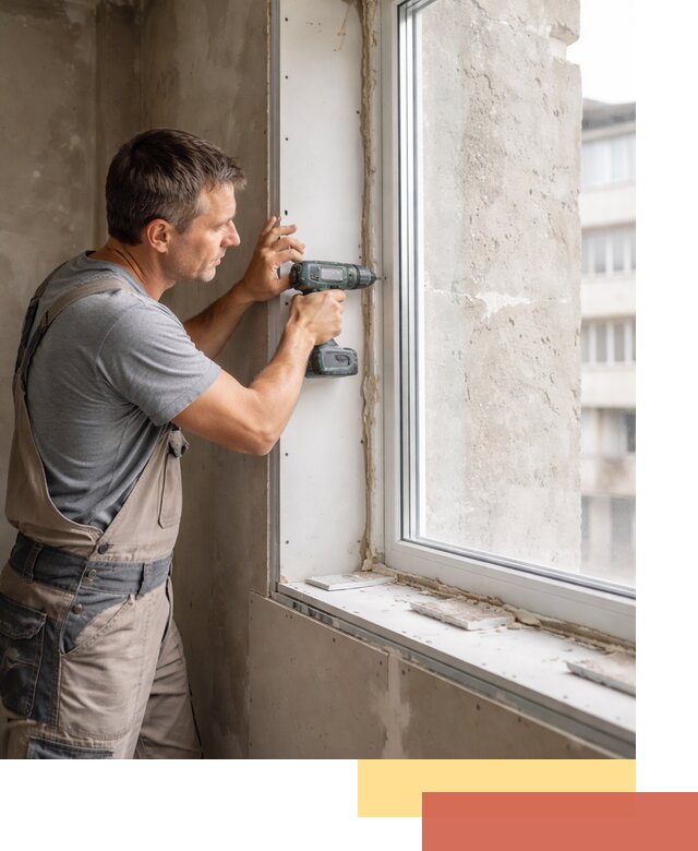 Монтаж гипсокартонных откосов в Подольске под ключ