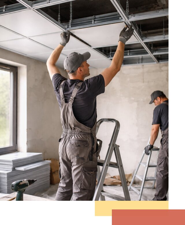 Монтаж кассетного потолка в Подольске качественно и быстро