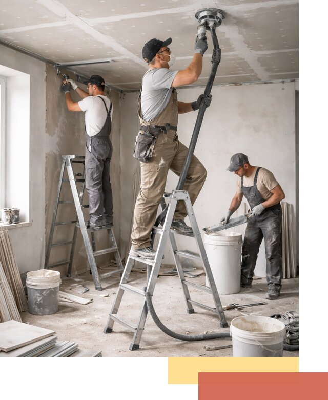 Ремонт потолка из гипсокартона в Подольске: быстрый и качественный монтаж